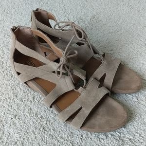 EuroSoft by Söfft Camel Suede Lace up Gladiators